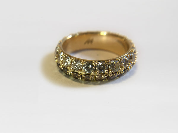 Heavy Edge Band Pavé