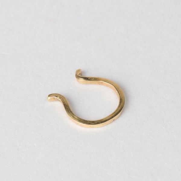 Modhemia Faux Septum Ring Body Jewelry 14k Yellow Gold