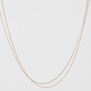 Modhemia Delicate Linear Multi-length Chain Necklace