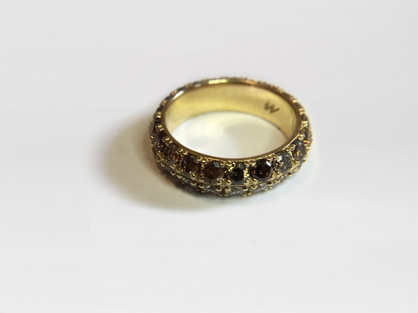 Heavy Edge Band Pavé